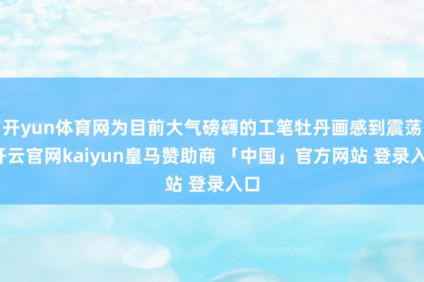 开yun体育网为目前大气磅礴的工笔牡丹画感到震荡-开云官网kaiyun皇马赞助商 「中国」官方网站 登录入口