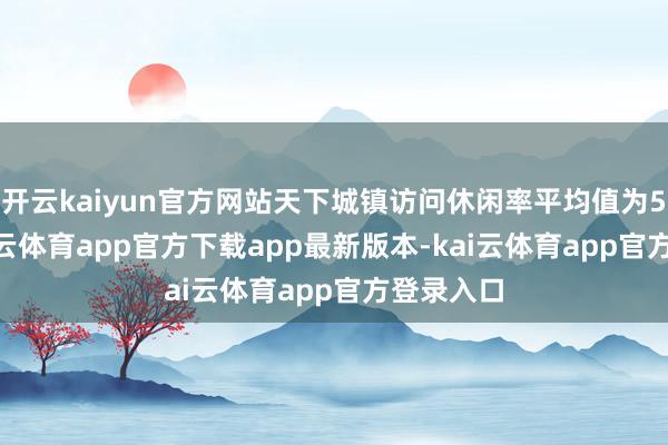 开云kaiyun官方网站天下城镇访问休闲率平均值为5.2%-kai云体育app官方下载app最新版本-kai云体育app官方登录入口